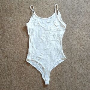 White Cozy Bodysuit